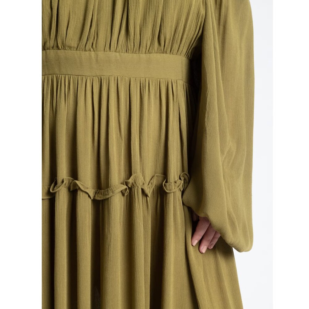 Eloquii Tiered Ruffle Maxi Dress - Picture 4 of 4
